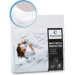 Matratzenschoner 80 x 200 cm wasserdicht | Atmungsaktive Matratzenauflage | Anti-Milben Matratzenbezug | Wasserdichte Auflage | Wasserundurchlässige Matratzenschutz-Hülle | Hygienischer Topper 80x 200