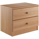 Erst-Holz niedrige Nachtkonsole Buche Massivholz 90.20-K38