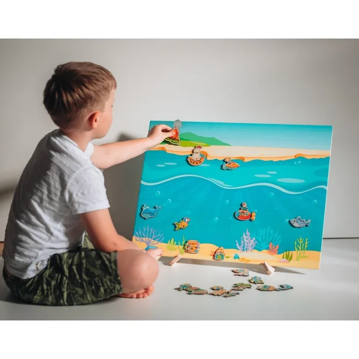 Eduplay Figuren für Mega-Magnettafel Meer