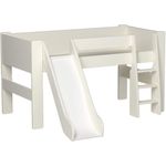 Steens for Kids Halbhochbett weiß lackiert, inkl. Rutsche