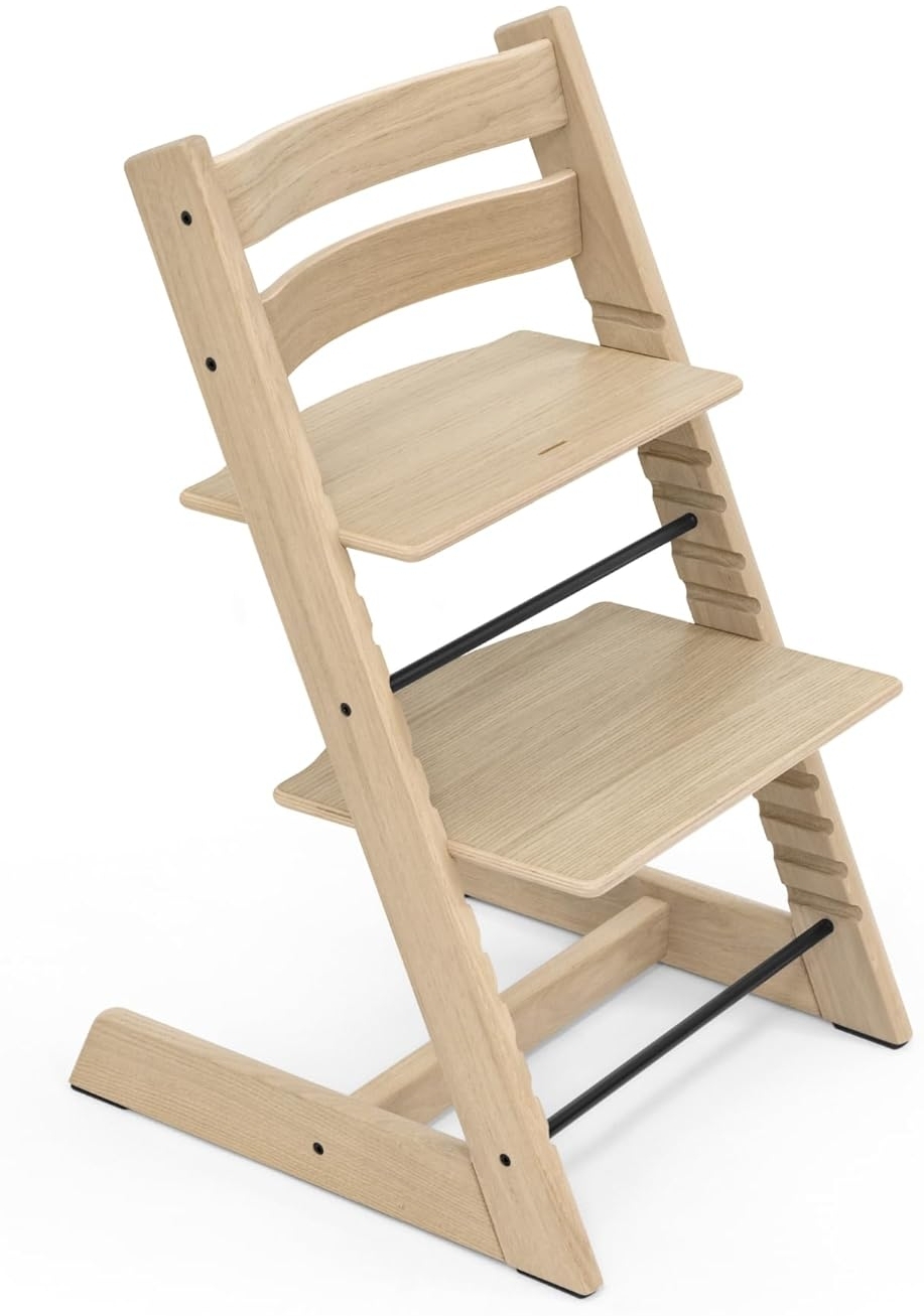 Stokke 'Tripp Trapp' Hochstuhl, oak natural, höhenverstellbar, Eiche massiv, bis 110 kg