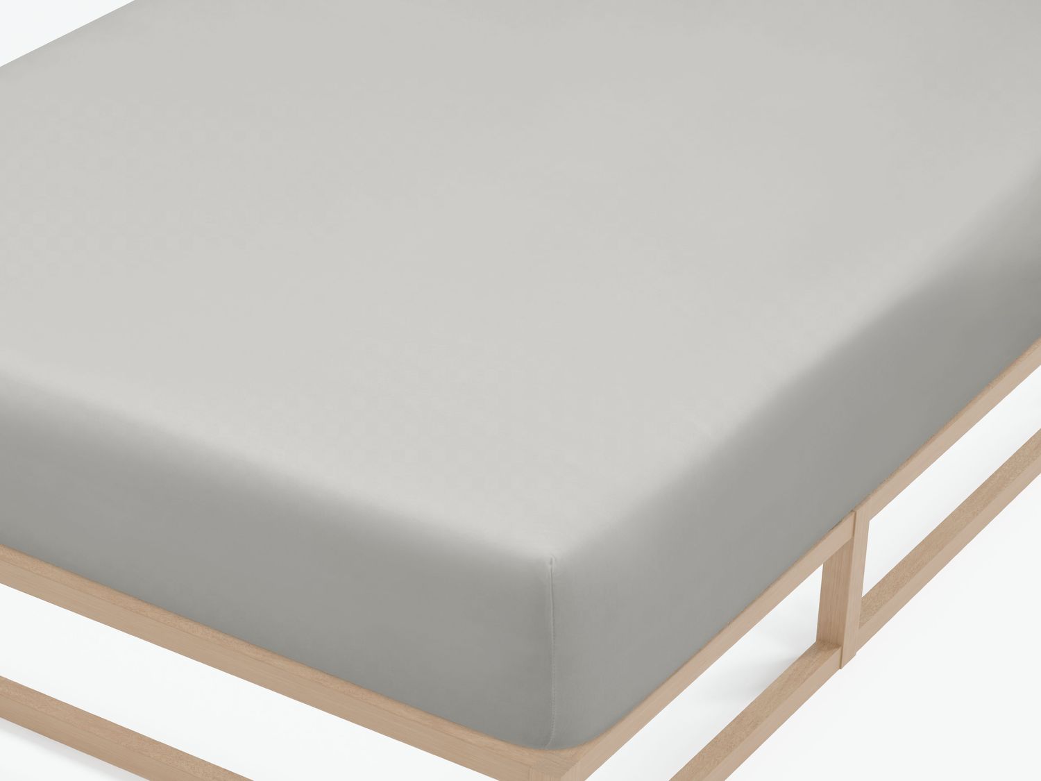 biberna Feinjersey-Spannbetttuch 0077144, sturmgrau, 1x 90x190 cm - 100x200 cm