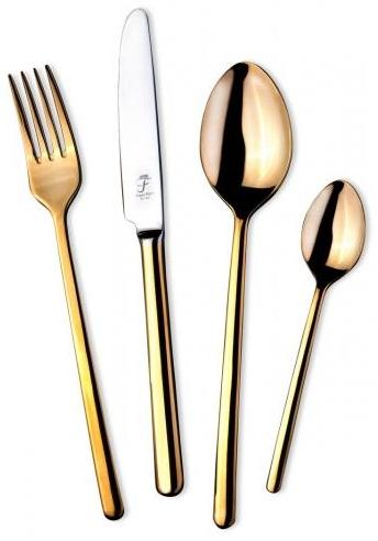 30tlg. Besteck Opus 23 Karat Hartvergoldet Fürst Solingen