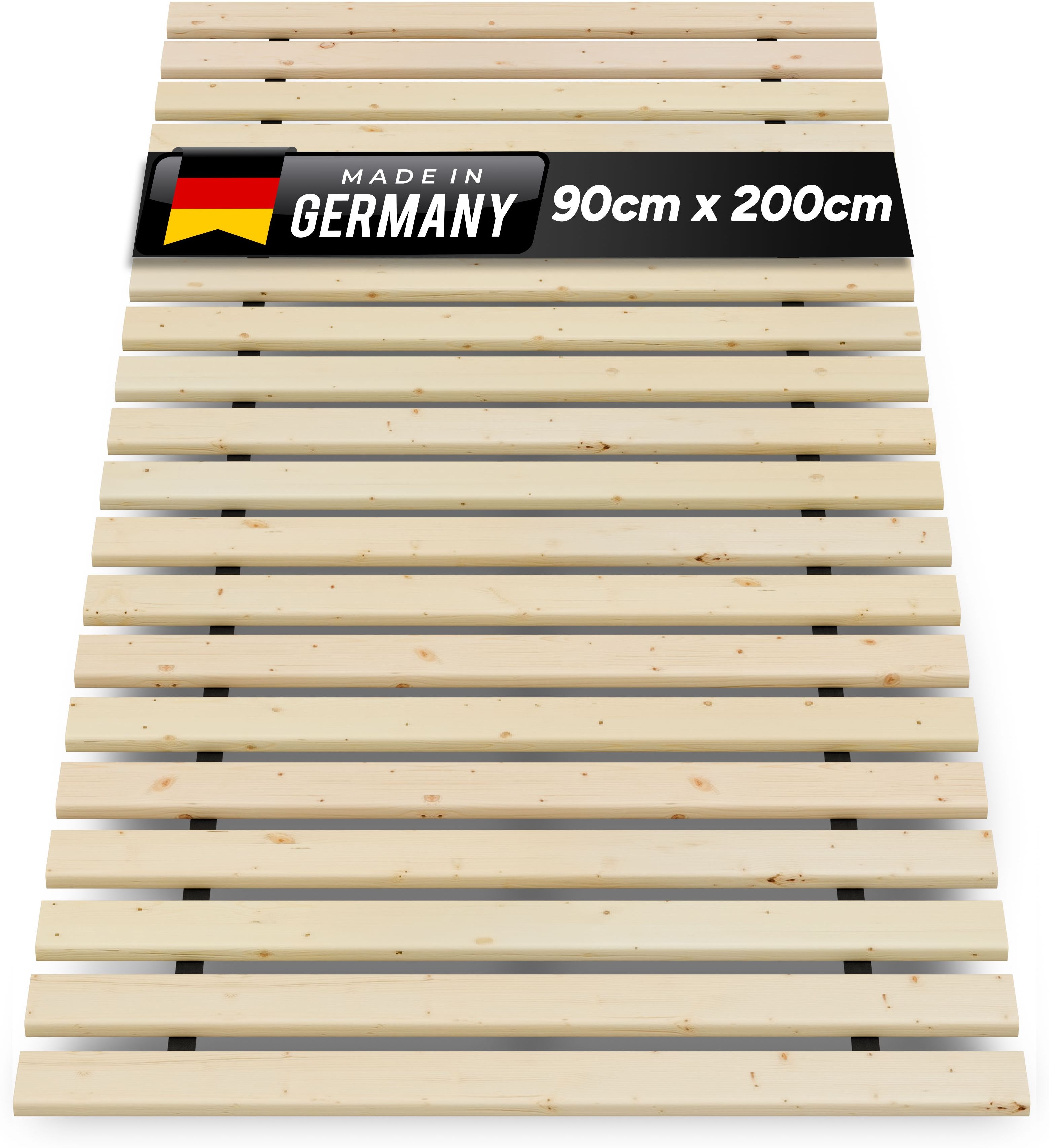 TUGA - Holztech Marken Rollrost Lattenrost 90x200cm 300kg Bettrost