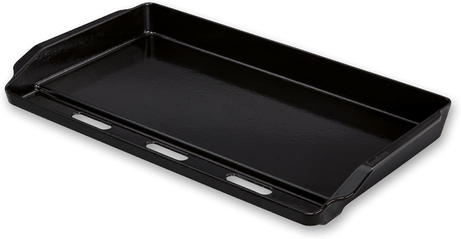 Enders® Plancha XL für Monroe PRO 4, für Colorado 4 + 6, Grillfläche von 1.700cm², integrierte Fettrinne und Ablauf, Hitzespeicherung #7884, Schwarz