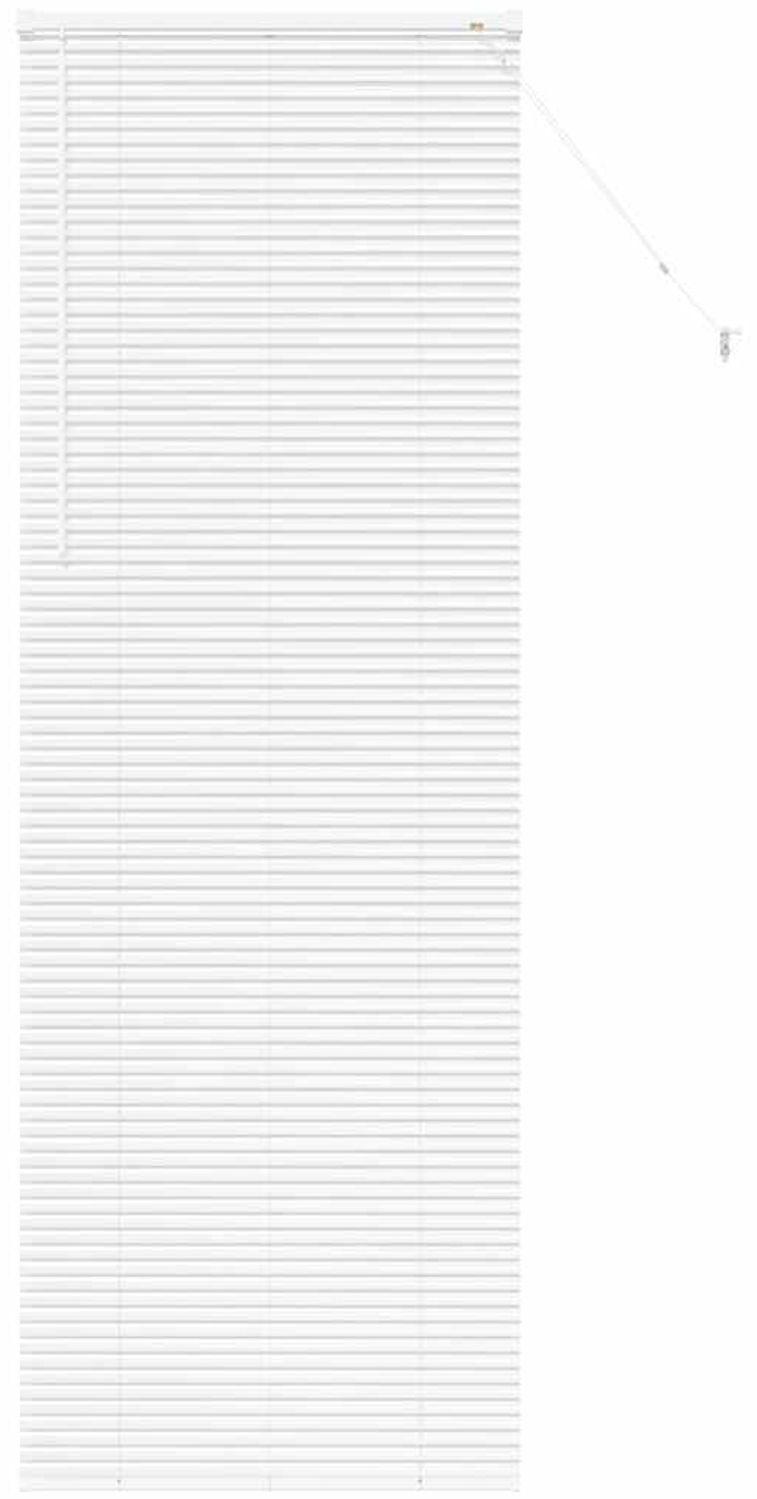 vidaXL Balkenjalousien Weiß 220x70 cm Aluminium 42006016