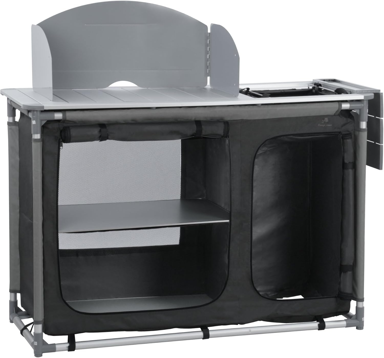CampFeuer Campingschrank Campingschrank, Campingküche klappbar, Spritzschutz, Waschbecken