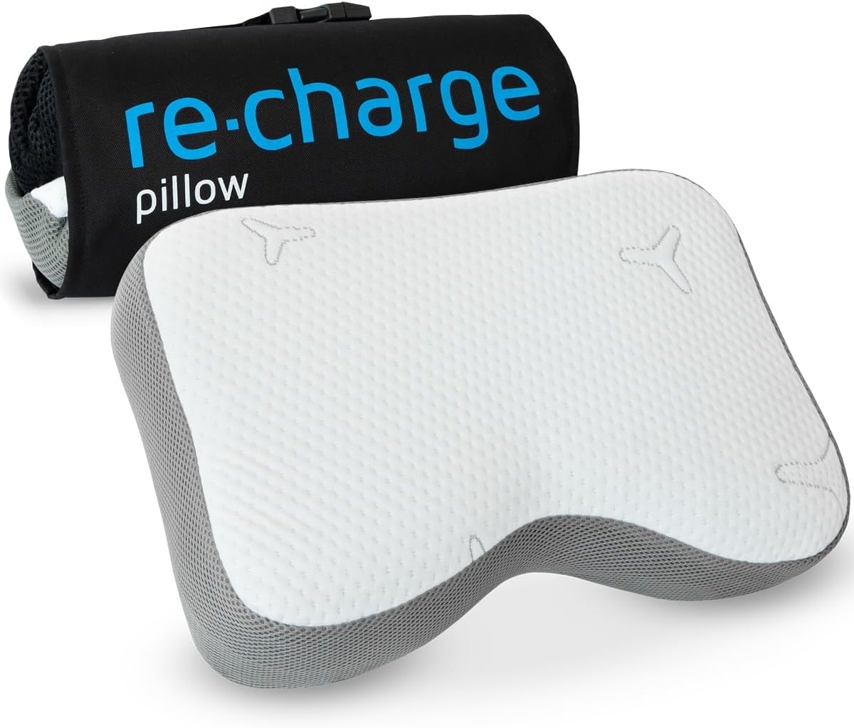 Third of Life Kopfkissen Nackenstützkisssen ReCharge Intense, Bezug: Intense Bezug, Bambus-Aktivkohle Memory-Foam, Intense-Technologie für tieferen Schlaf