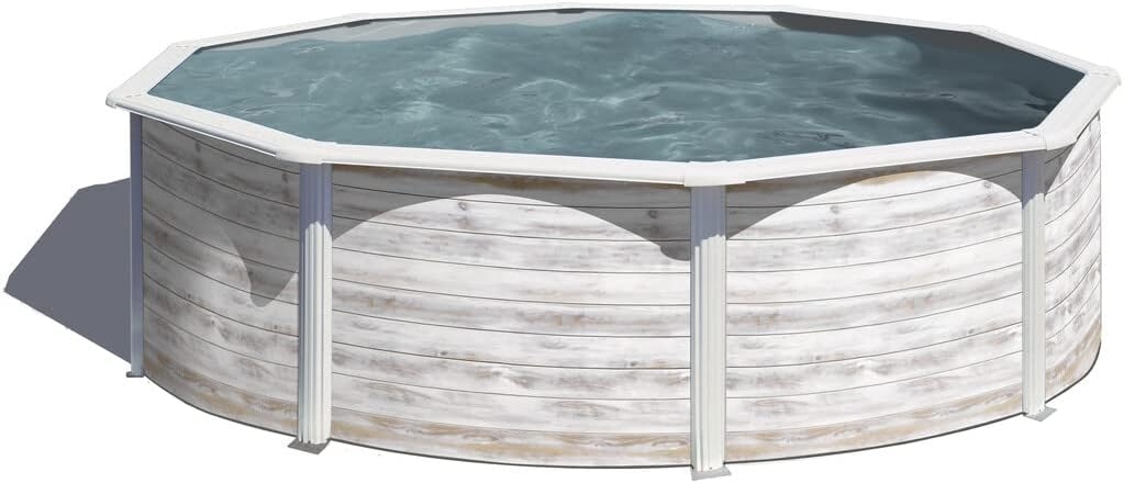 Finlandia Stahlwandpool Rund - 460 x 120 cm
