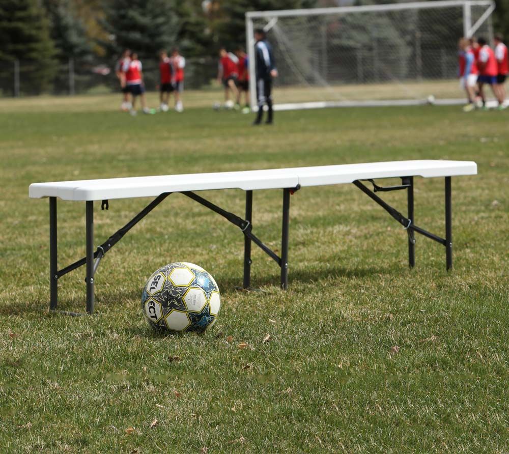 Lifetime Kunststoff Klappbank | Weiß | 29x183x42