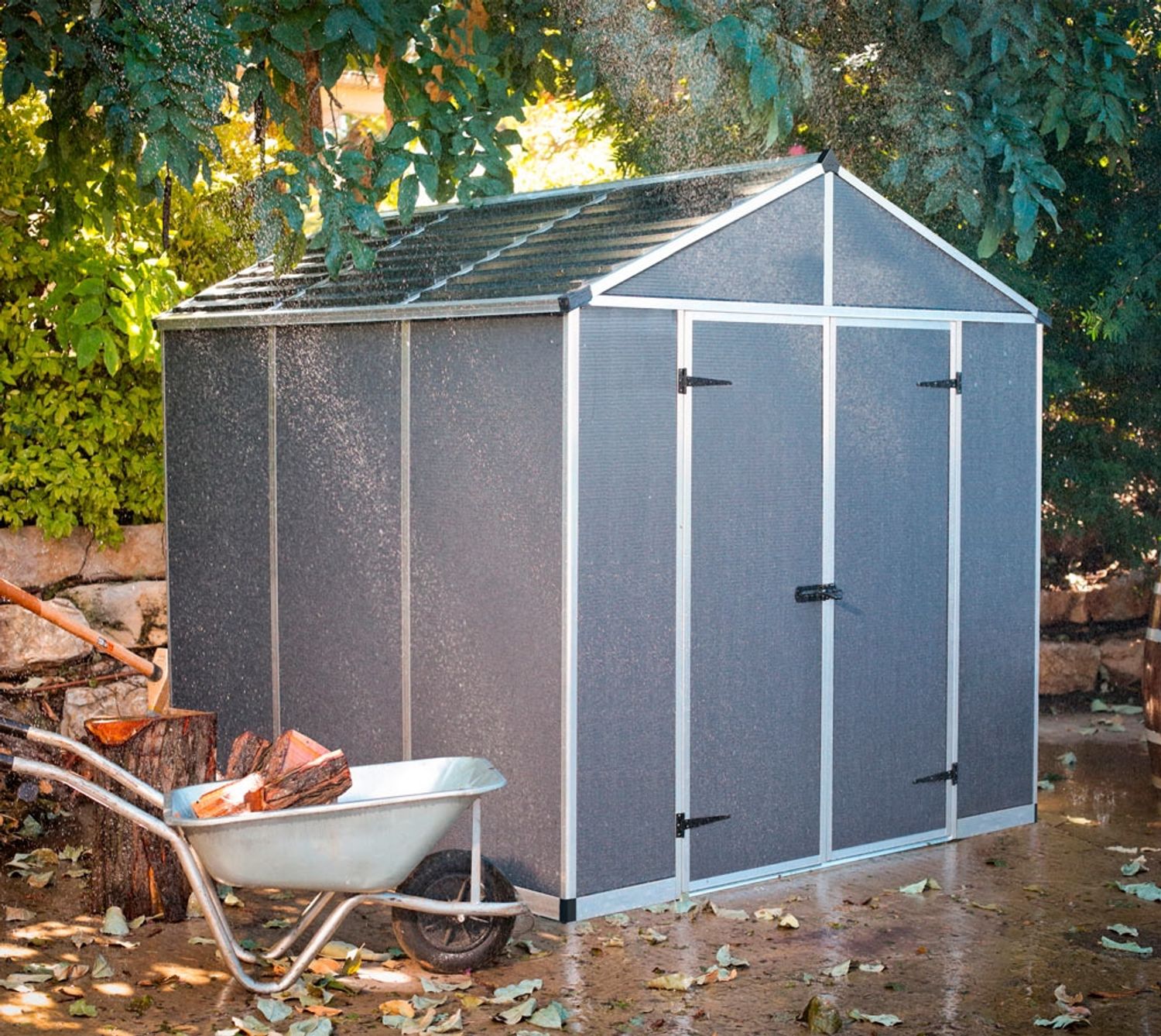 Palram - Canopia Kunststoff Gerätehaus Rubicon 88