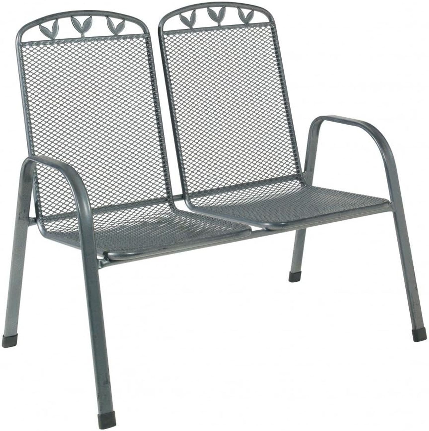 Greemotion Bank Toulouse, Stahl, Gartenbank, stapelbar, Outdoor Bank