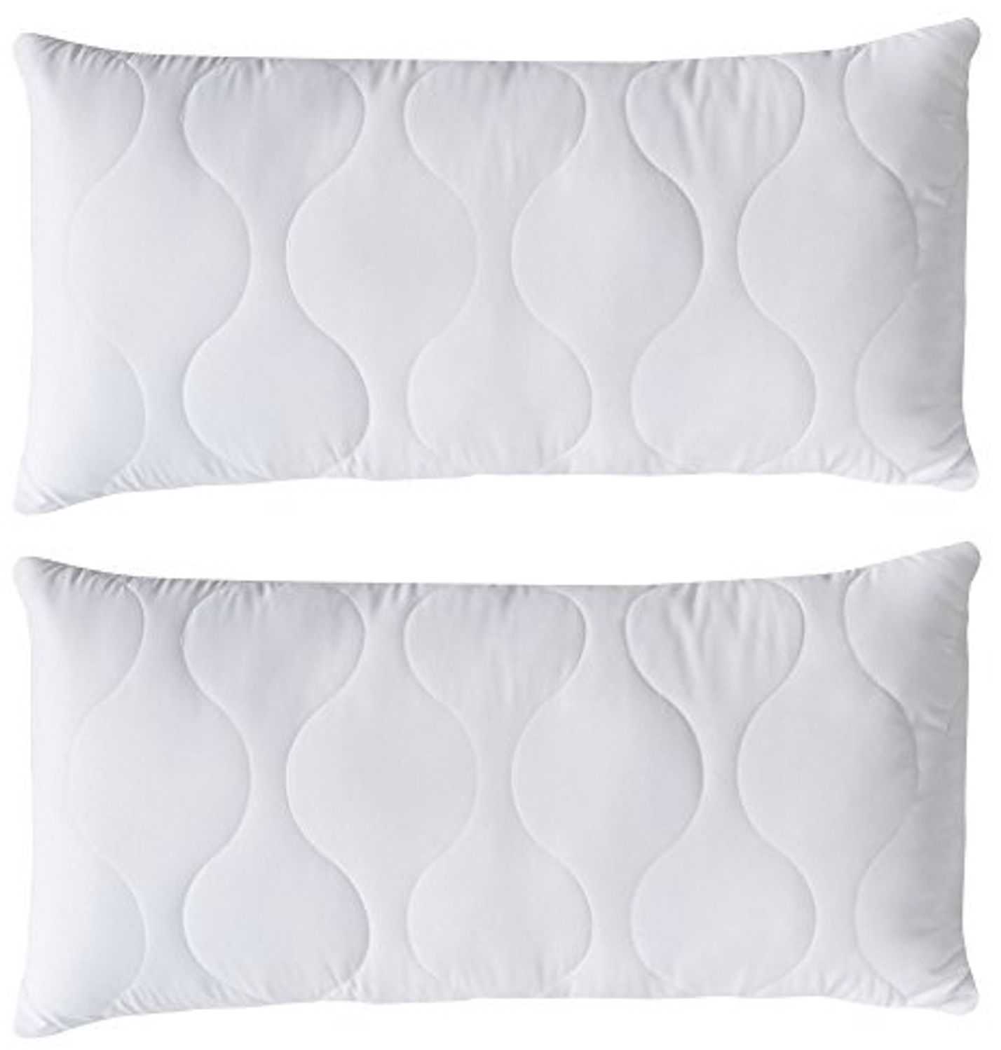 Mack - Premium Kissen Set mit Microfaserfüllung - Microfaserkissen für einen erholsamen Schlaf - Zierkissen, Kopfkissen, Sofakissen, Kisseninlet,Reisekissen - 40x80 cm - 2er Set