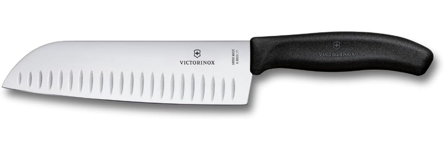 Victorinox 'Swiss Classic' Santokumesser, Edelstahl schwarz, 17 cm
