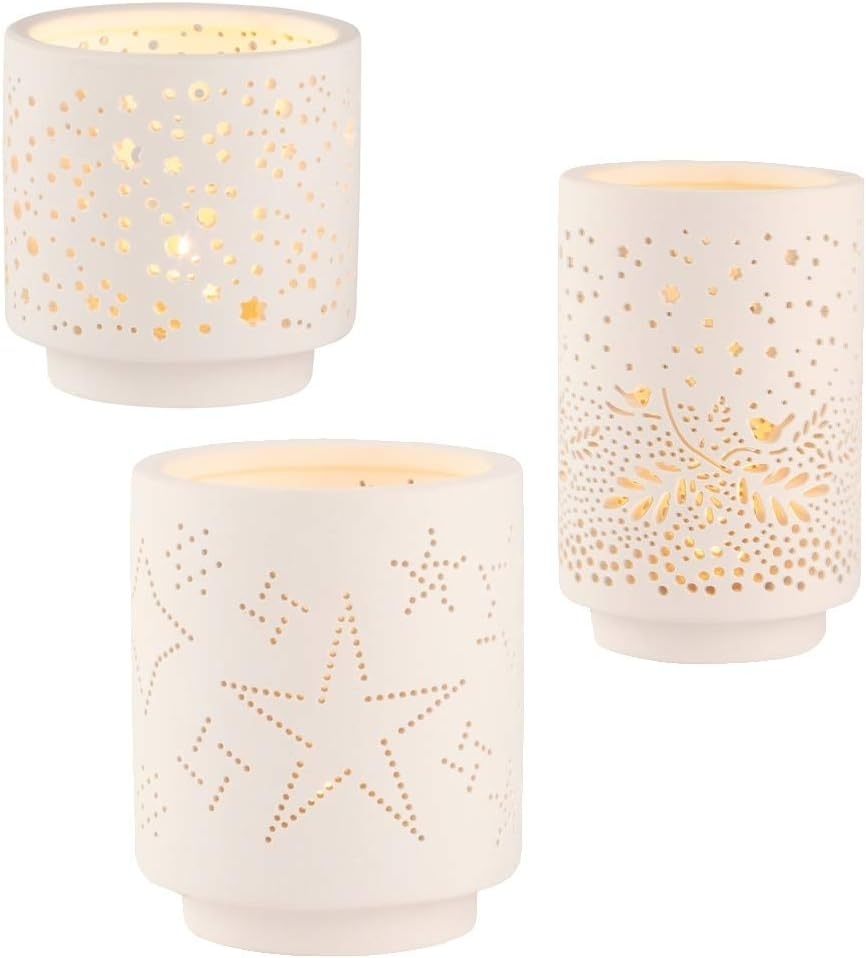 Räder Living Licht 3Er Set Ø 7/7,5/7,5 cm H 7/9/11,5 cm