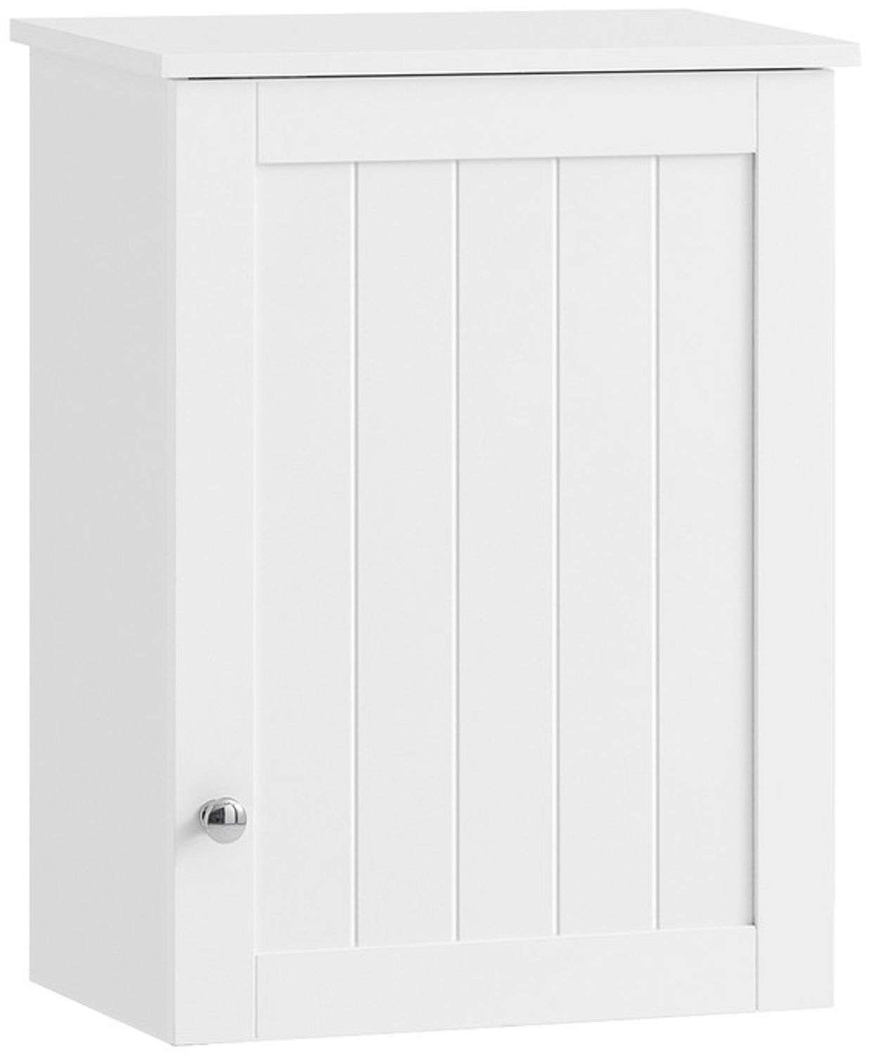SoBuy BZR19-W Hängeschrank, MDF, Lackiert, Weiß, 40 x 52 x 23 cm