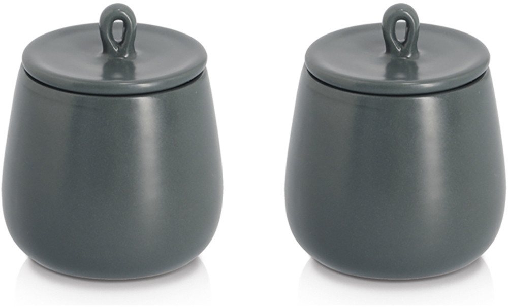 Zeller Present Gewürzbehälter Gewürzdose, 2-tlg, Keramik, (Set, 2-tlg), schützt vor Feuchtigkeit, 220 ml