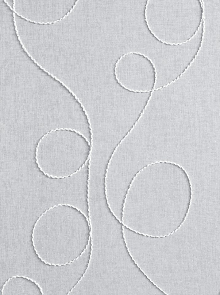 Rollo Raffrollo, heine, halbtransparent, Ösen mit Fensterhaken