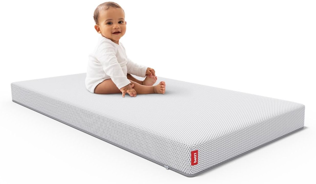 Bodyguard bett1 SuperBreeze Kindermatratze 80x160 cm für Neugeborene, Babys und Kleinkinder (Liegefläche bei 60 °C waschbar, rundum verstärkte Trittkante, Belüftungskanäle, QXSchaum, Oeko Tex 100)