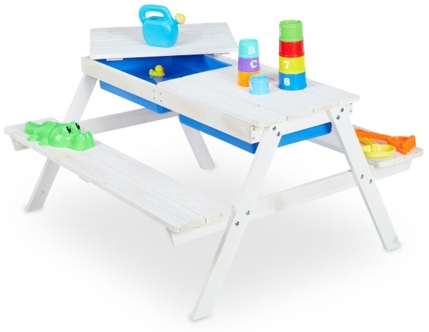 Weiße Kindersitzgruppe Holz 10038636