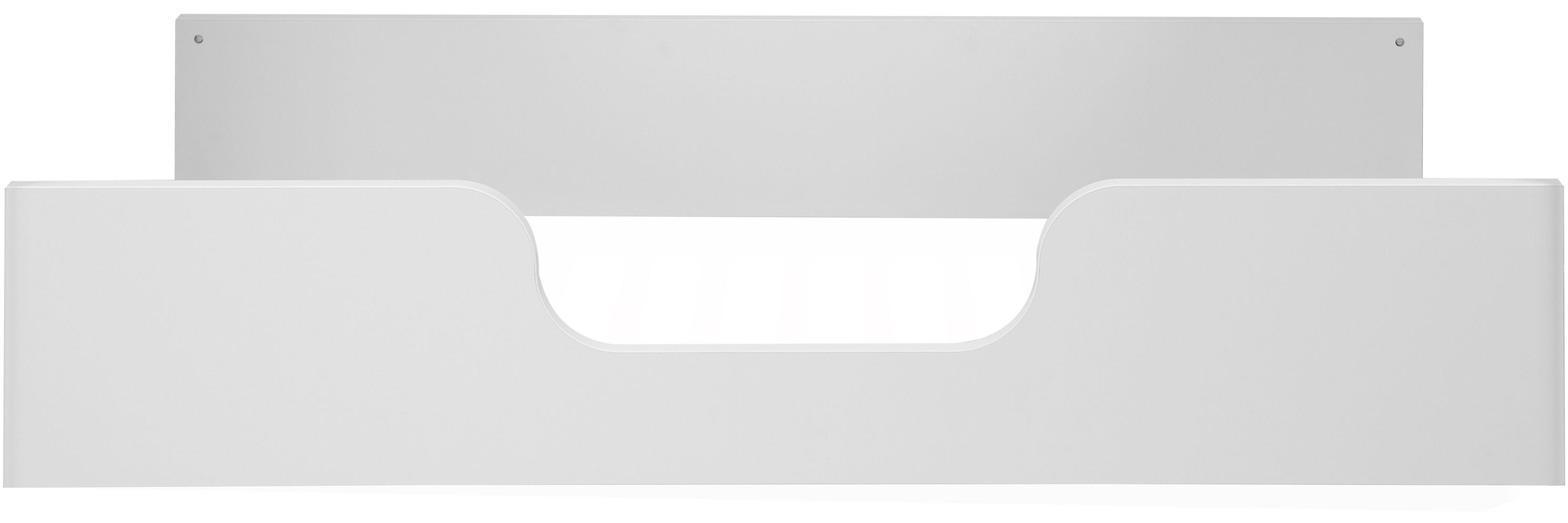 Umbauseiten >Image Landwood< in Weiß - 139x27x2,2cm (BxHxT)