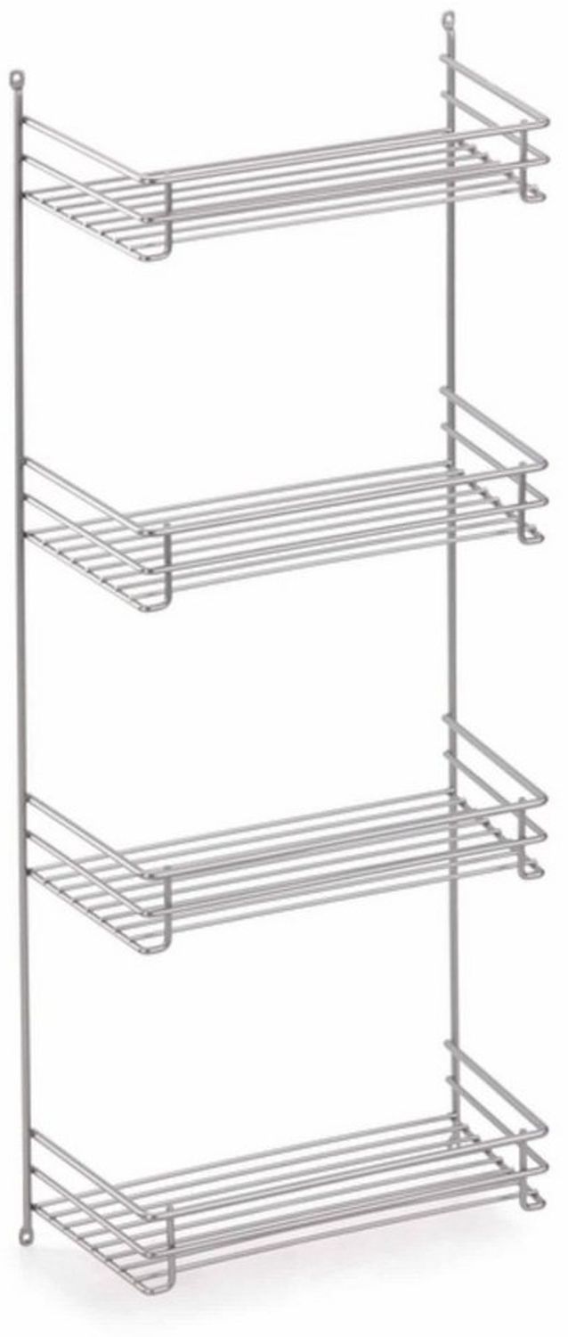 Besenschrank-Regal, Schrankausstattung, silber
