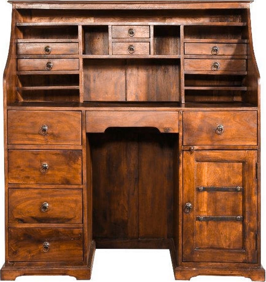 Sekretär Akazie 128x58x138 honig lackiert OXFORD #0516