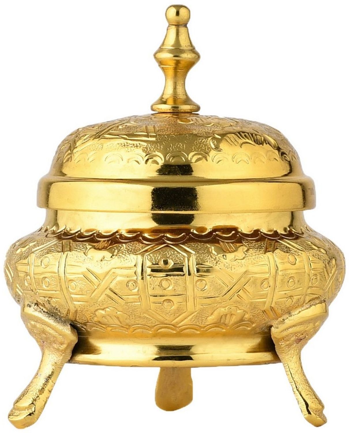 Marrakesch Orient & Mediterran Interior Zuckerdose Orientalische Deko Zuckerdose Tischdeko Dose Bonboniere Nabih Gold, Aluminium, Metall, (1-tlg), Handarbeit