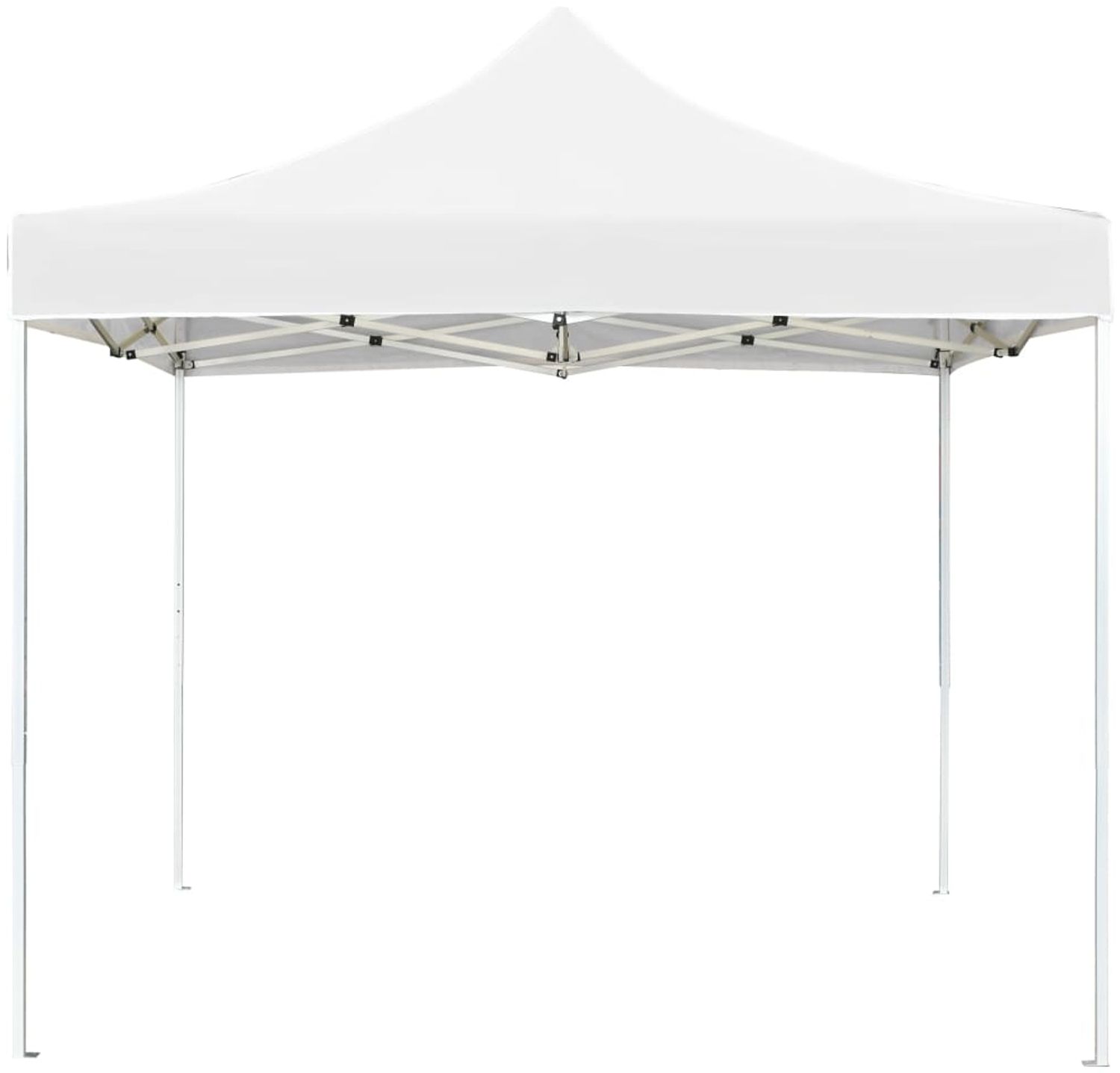 vidaXL Profi-Partyzelt Faltbar Aluminium 3x3 m Weiß 45485