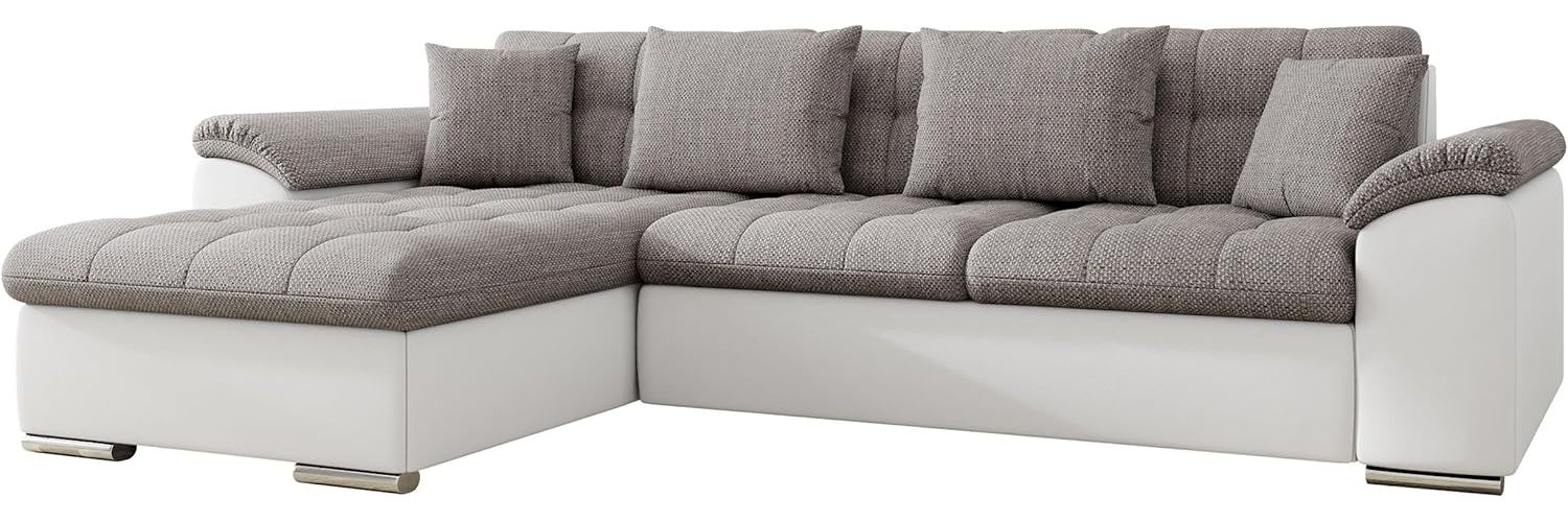 Ecksofa Diana, Seite: Links, Farbe: Soft 017 + Lawa 05