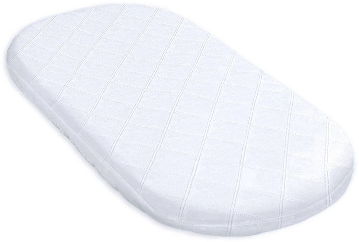 Babymatratze Kinderwagen Matratze 72x33cm - Stubenwagen Matratze oval Beistellbett, Totsy Baby