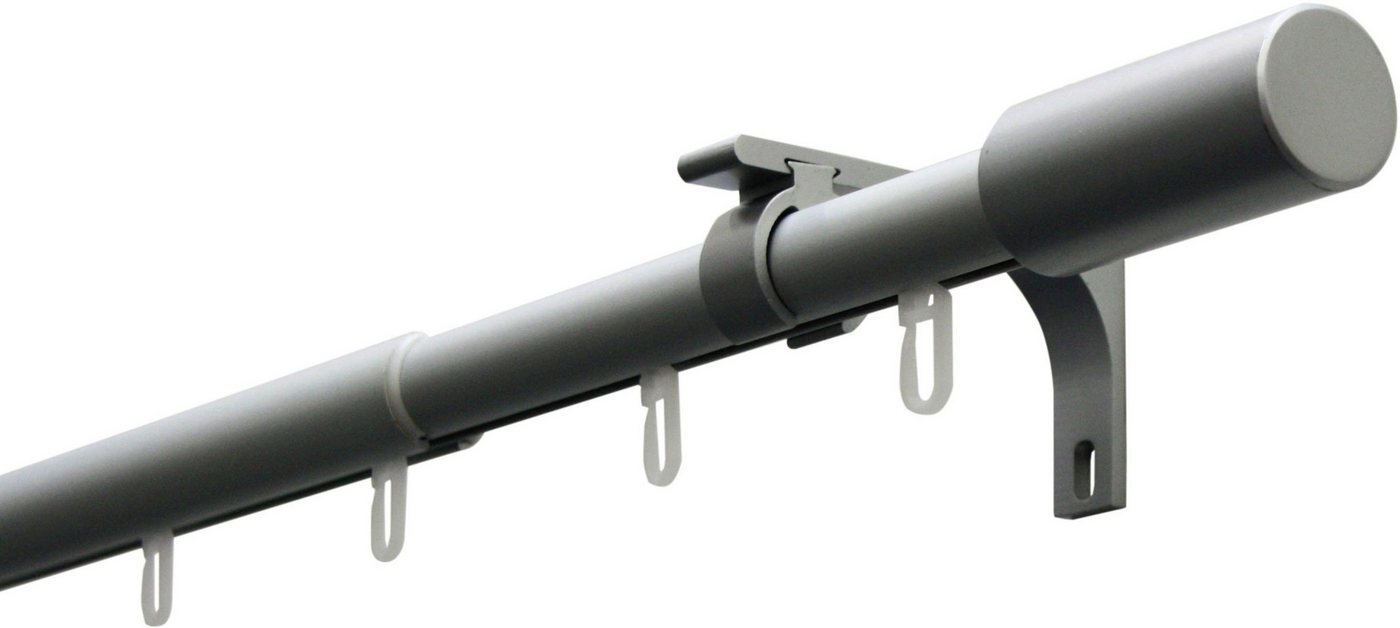 Gardinia Gardinenstangen-Set Paros Ø 19-22 mm silber 100-190 cm