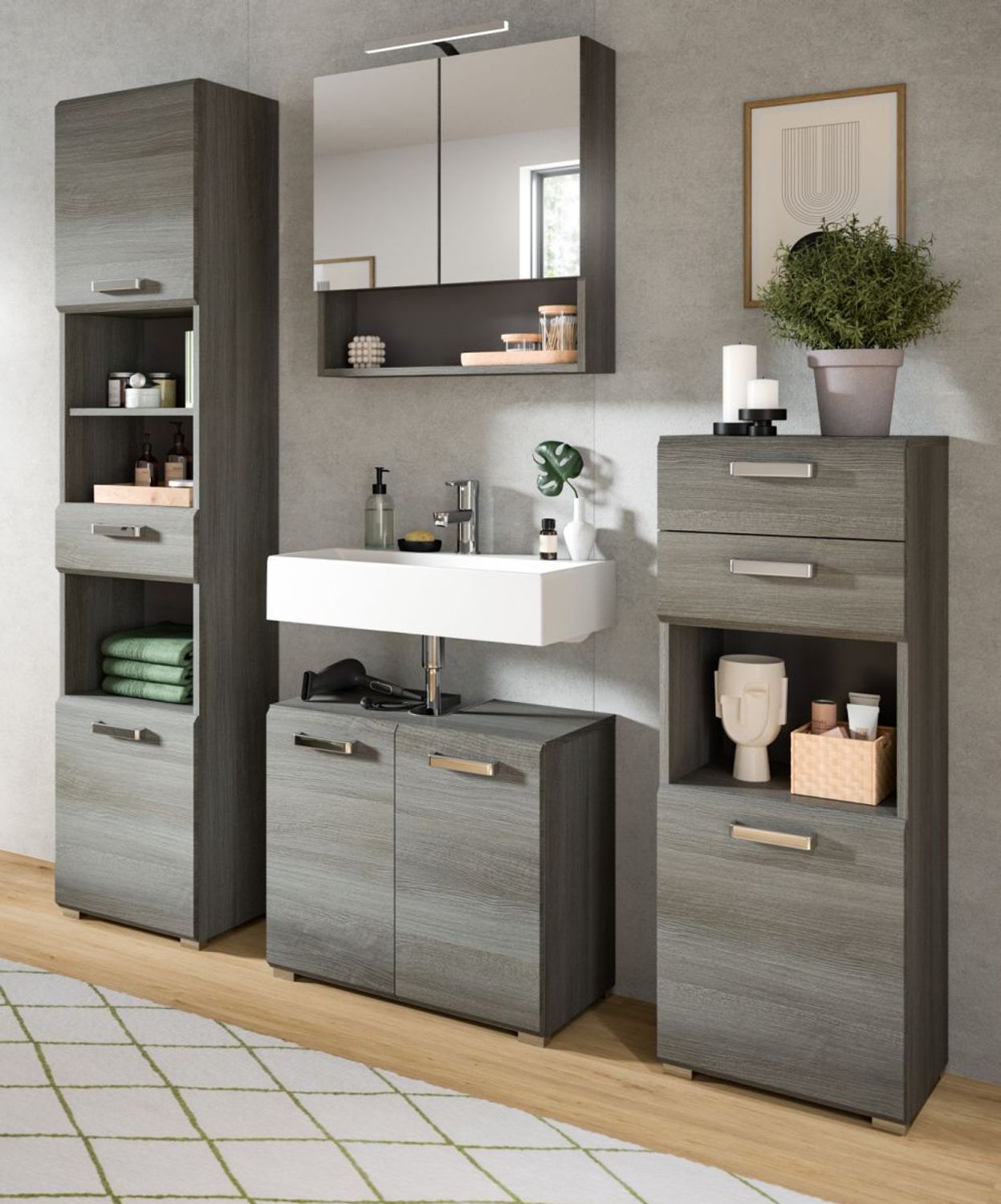 Silver Badkombination