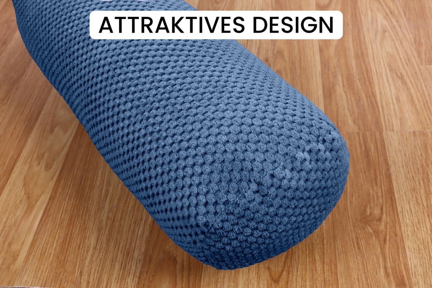 Amilian Nackenrollenbezug 15x40 cm - Ersatzbezug für Nackenrolle, Kissenrolle, Bettrolle, waschbarer Ersatzbezug mit verdecktem Reißverschluss