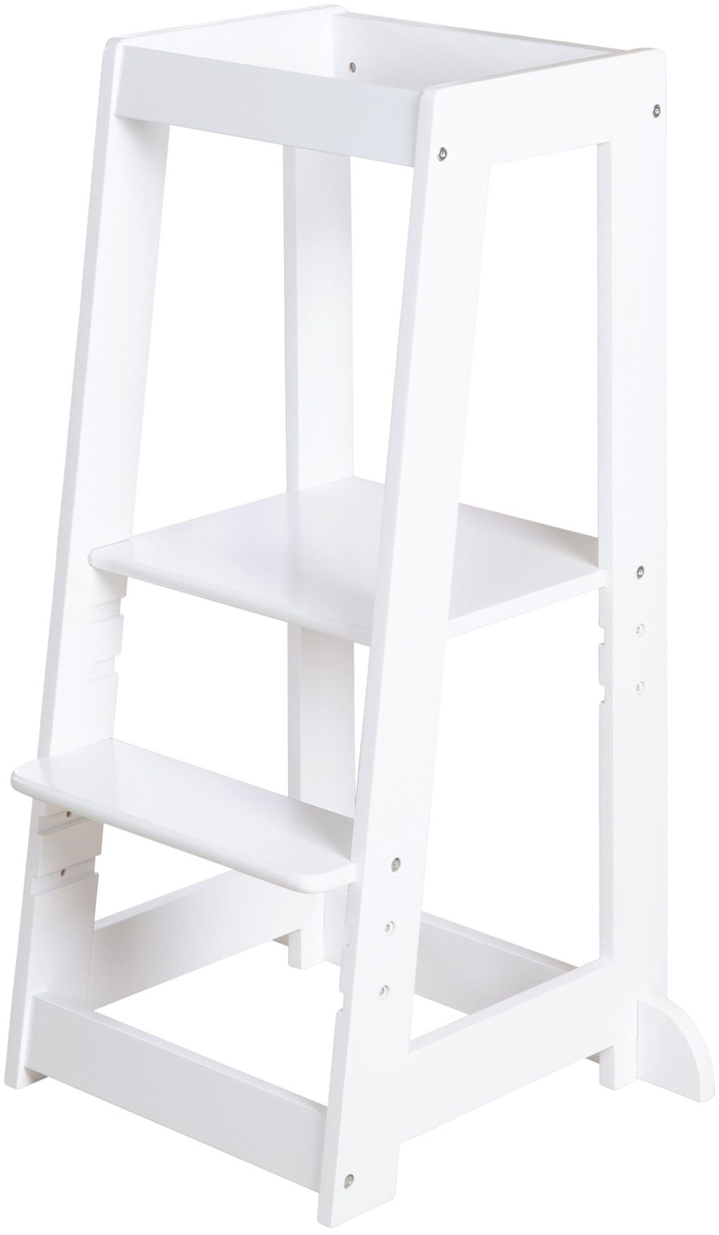 roba Lernturm 'Monti Step' nach Montessori - Sicherer Tritthocker für Kinder - Ideal als Küchenhelfer - Bis 80 kg belastbar - FSC®-zertifiziertem Holz - Weiß