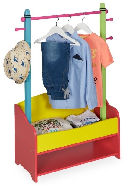 Kinder Kleiderständer mit Ablagen 10037502