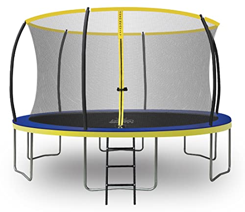 Zero Gravity Outdoor Trampolin Ø 427cm, TÜV geprüft, inkl. Leiter, sturmsicher in 5 Minuten, mit Sicherheitsnetz und Aufbauvideo