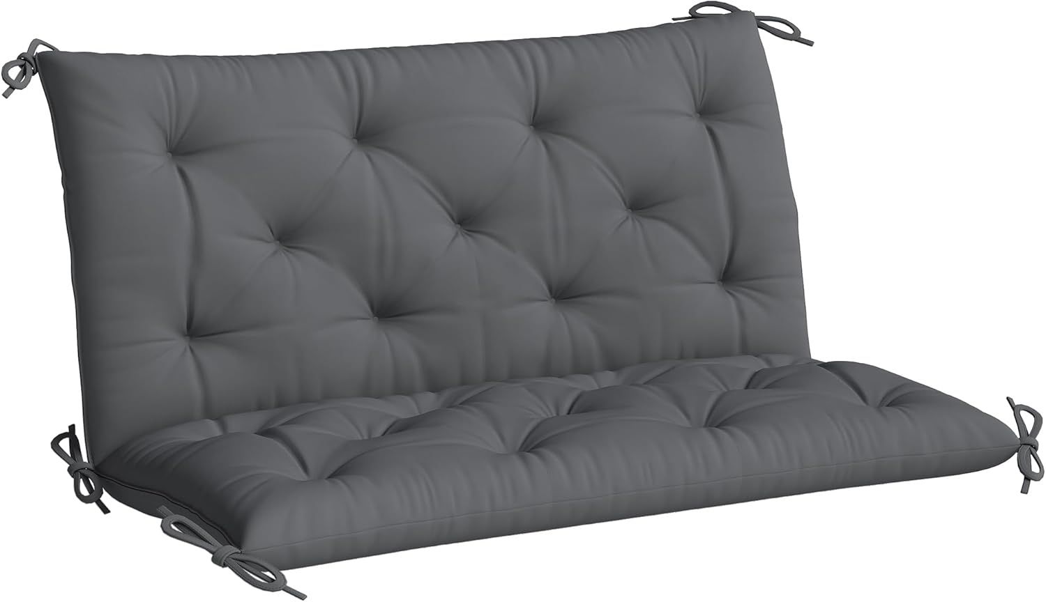 Outsunny Sofakissen Bankauflage für Gartenbank