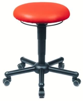 meychair meychair Hocker XXL 10026 A19-TR-KL-XXL Rollen rot