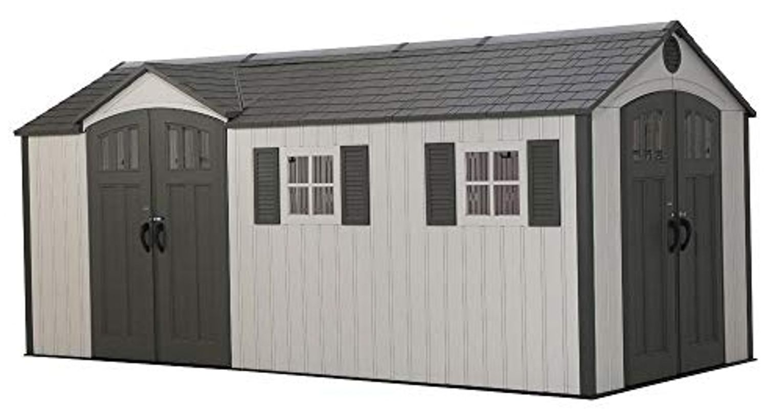 Lifetime Kunststoff Gerätehaus Chateau | Lichtgrau