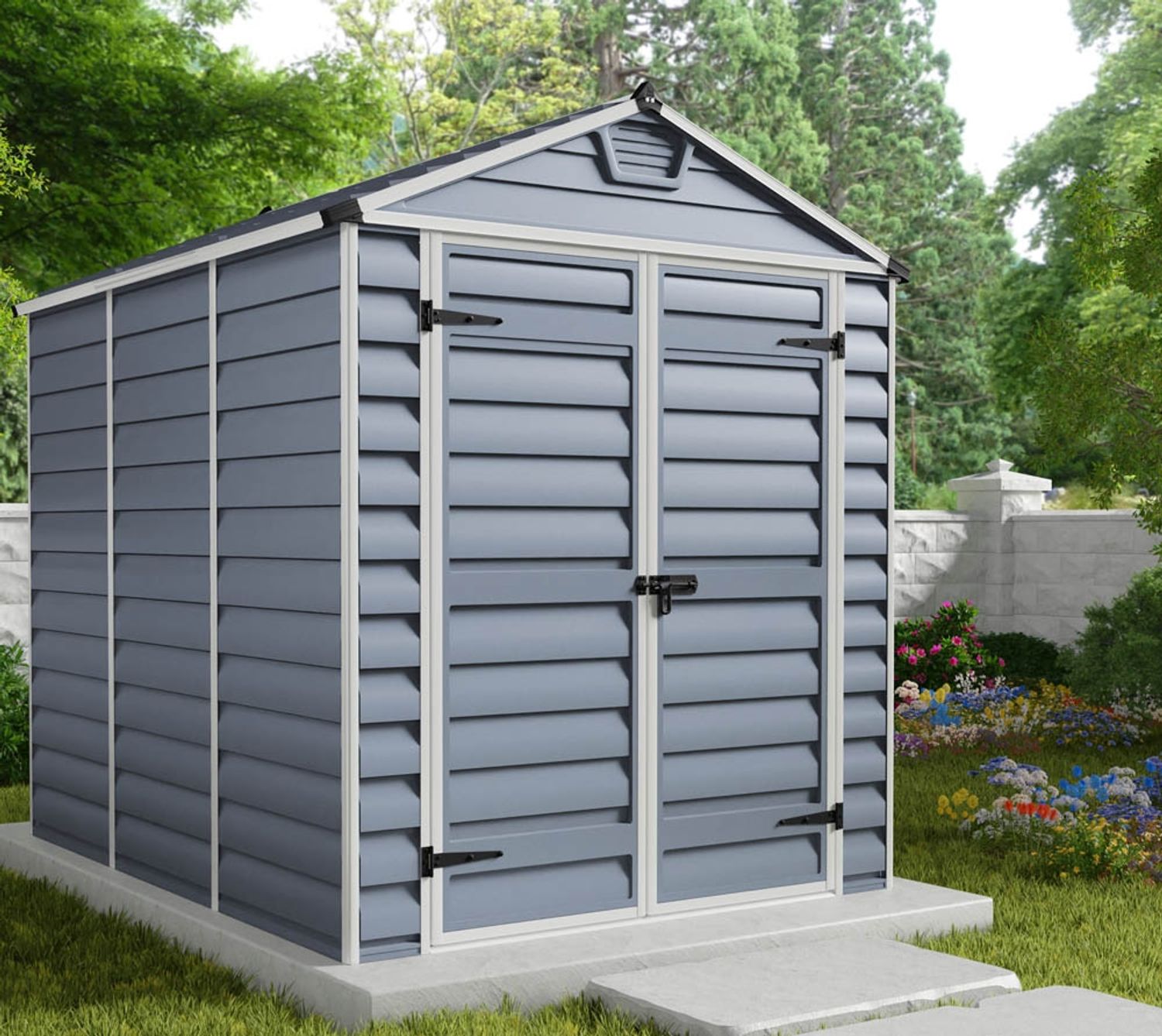 Palram - Canopia Kunststoff Gerätehaus Skylight 68