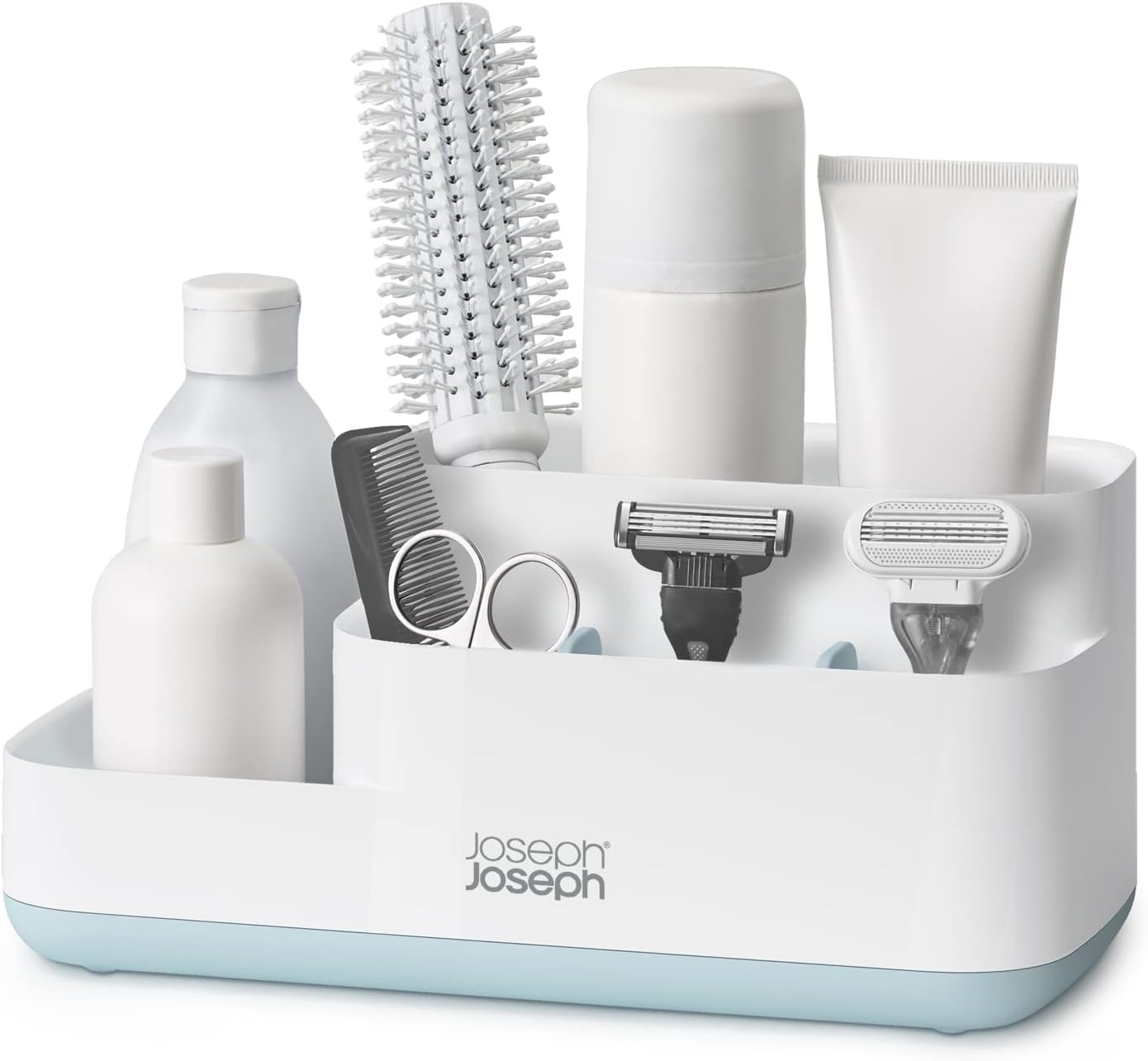 Joseph Joseph EasyStore Badezimmer - Caddy Weiß/Blau