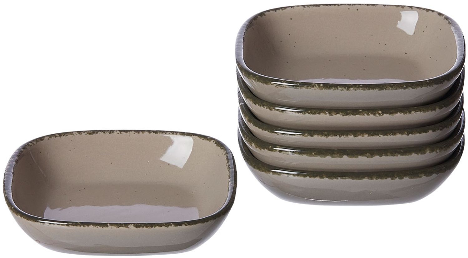 Ritzenhoff & Breker Casa Dipschalen-Set ø 10 cm 6-teilig grau