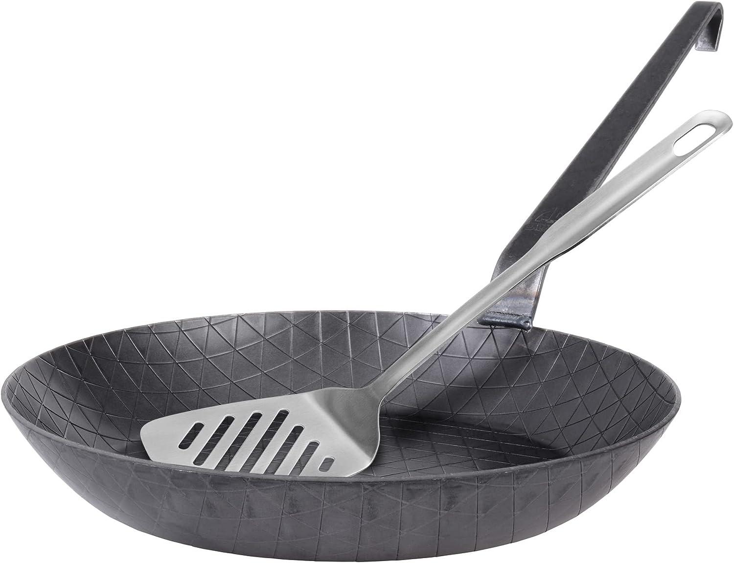 GRÄWE PROFI schmiedeeiserne Bratpfanne Ø 28 cm -- extra hoher Rand -- MADE IN GERMANY