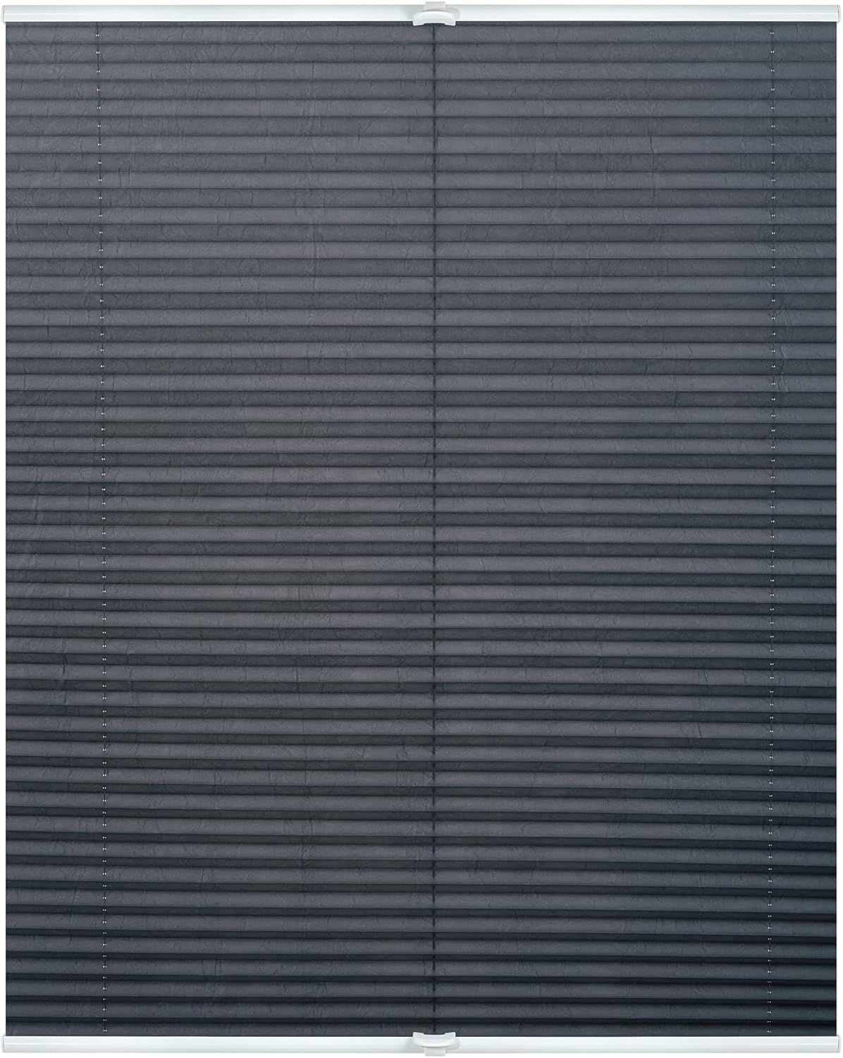 Lichtblick Sonnenschutzsysteme GmbH Plissee Nizza 110 cm x 130 cm (BxL) Grau Tageslicht; einfache Installation mit Klemmträgern; verspannt