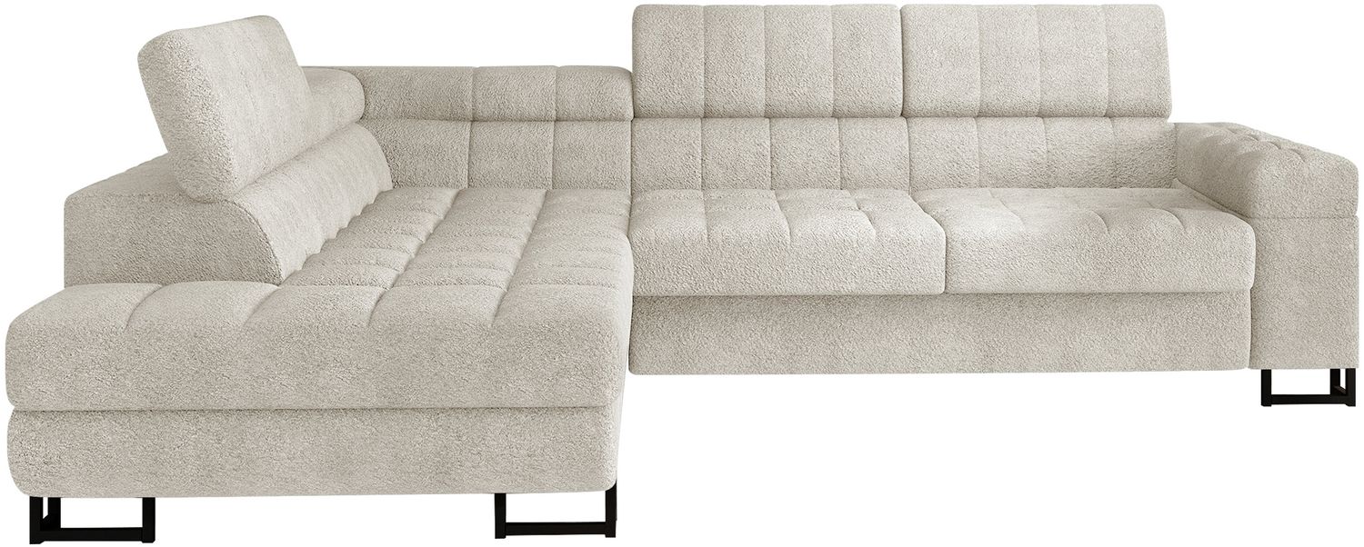 Ecksofa Laris (Farbe: Coral 65, Seite: Links)