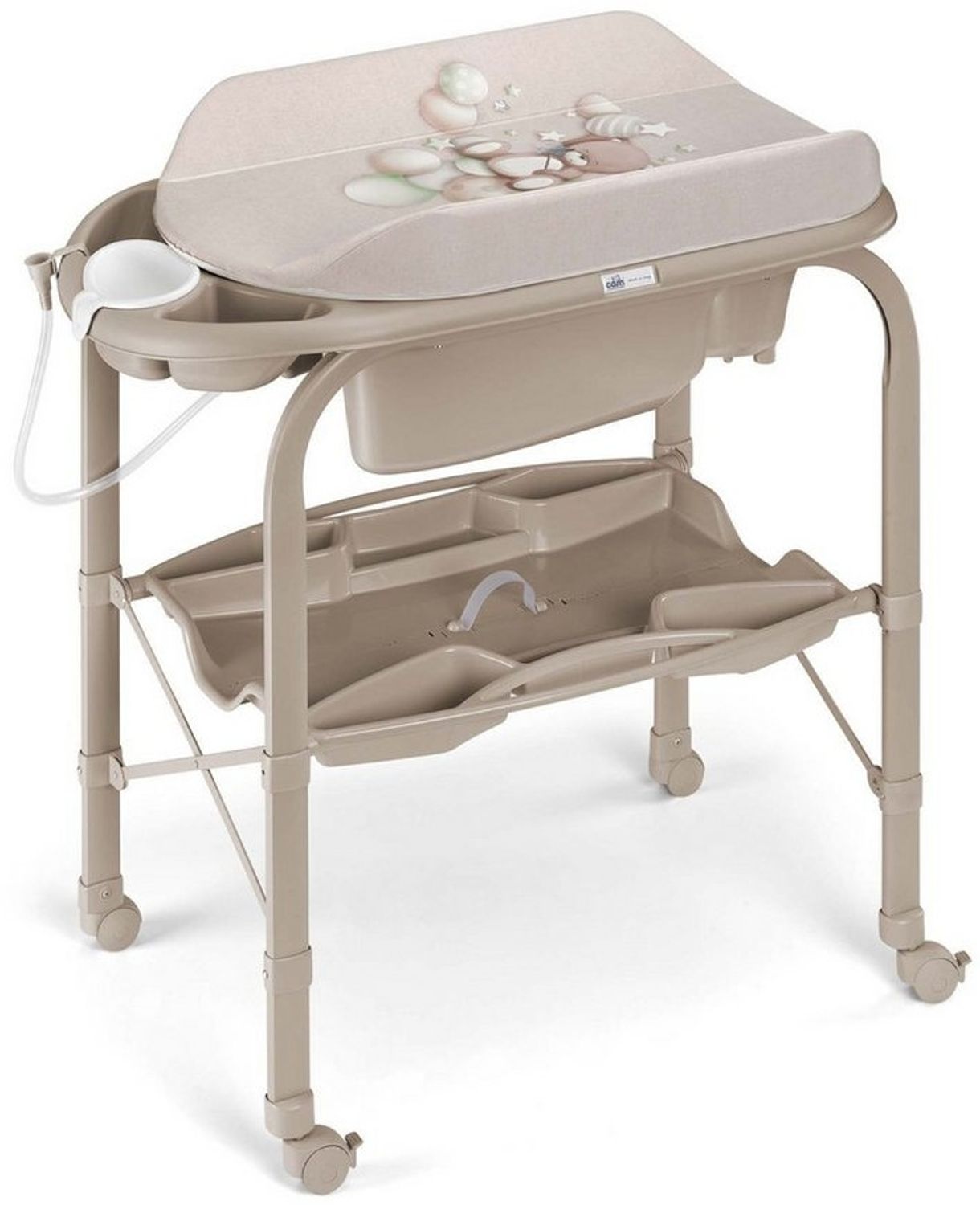 CAM Baby Bade-Wickelkombination Cambio | Wickeltisch & Babywanne