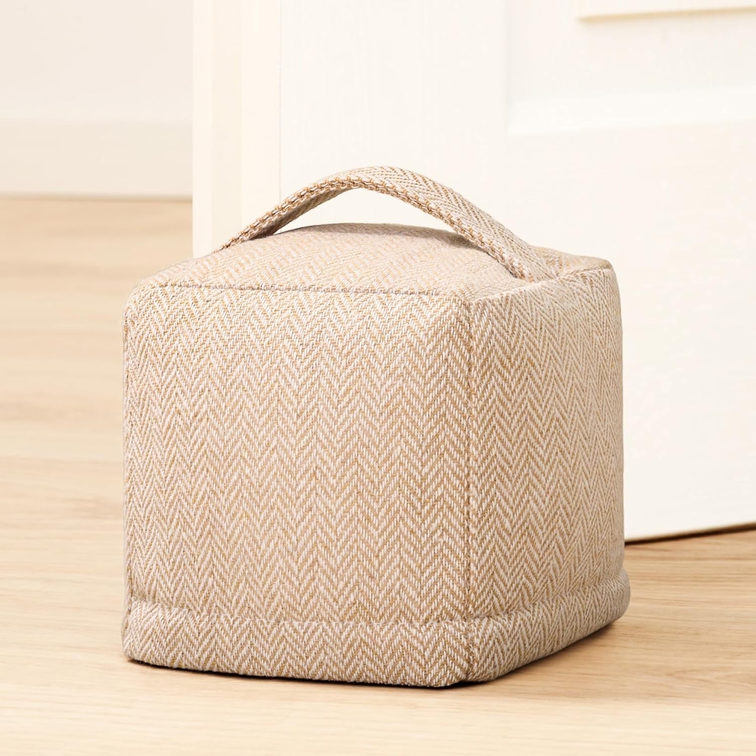 Praknu Bodentürstopper Türstopper Sack für Den Boden - Extra schwer 1Kg - mit Waschbarem (1 St), mit Tragegriff - Für Haus & Büro - mit rutschfesten Pads