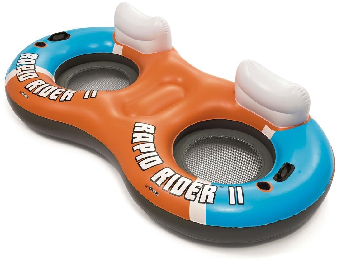 CoolerZ 2-Personen Schwimmring mit Rückenlehne X2 251 x 132 cm