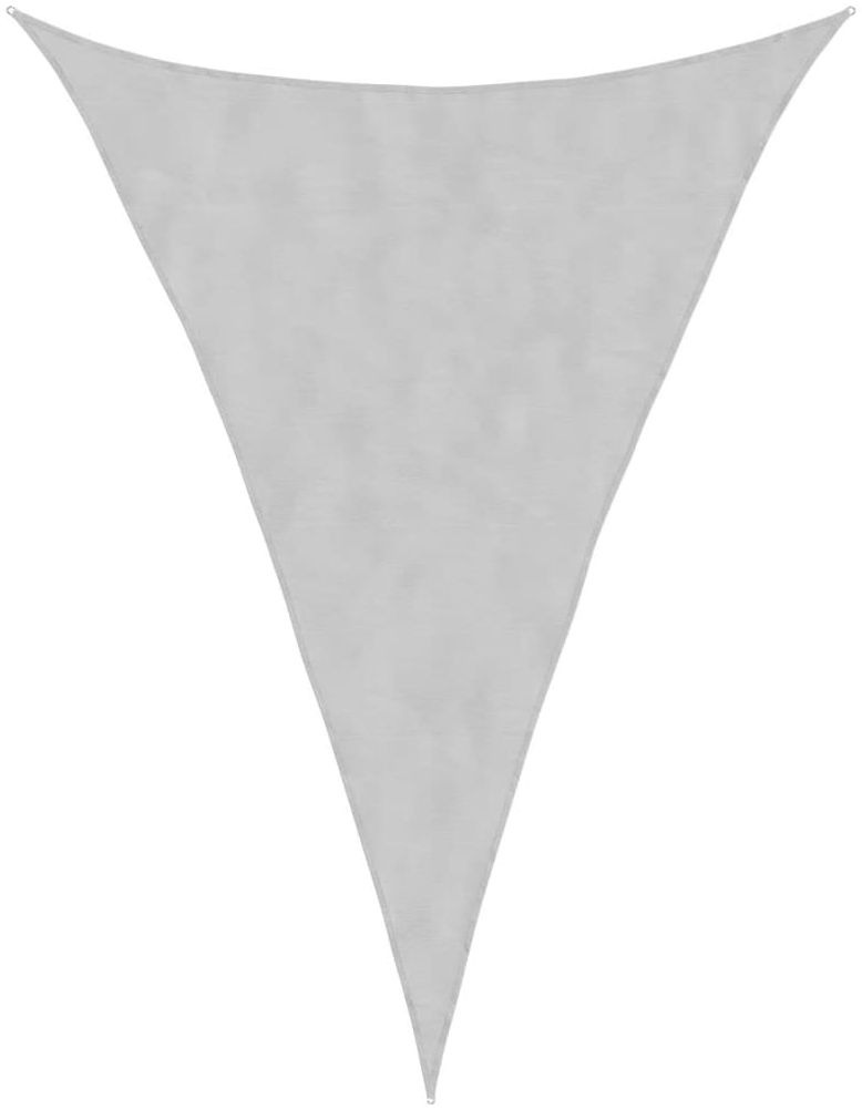 vidaXL Sonnensegel Hellgrau 5x7x7 m 100% Polyester Oxford 4000924